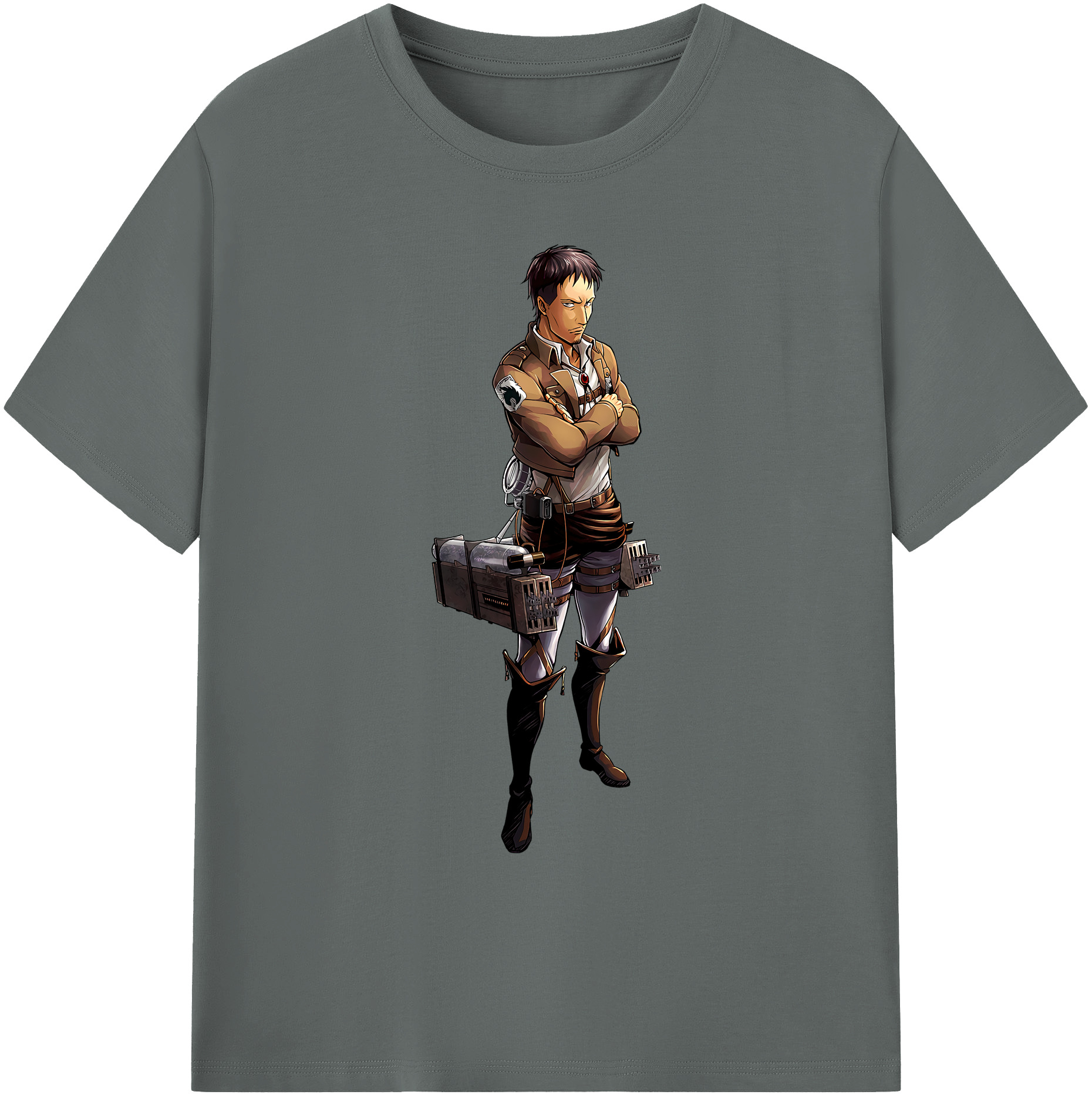 （画像用） 進撃の巨人 Attack on Titan 綿100％ メンズ半袖Tシャツ｜肌触りやわらか＆通気性